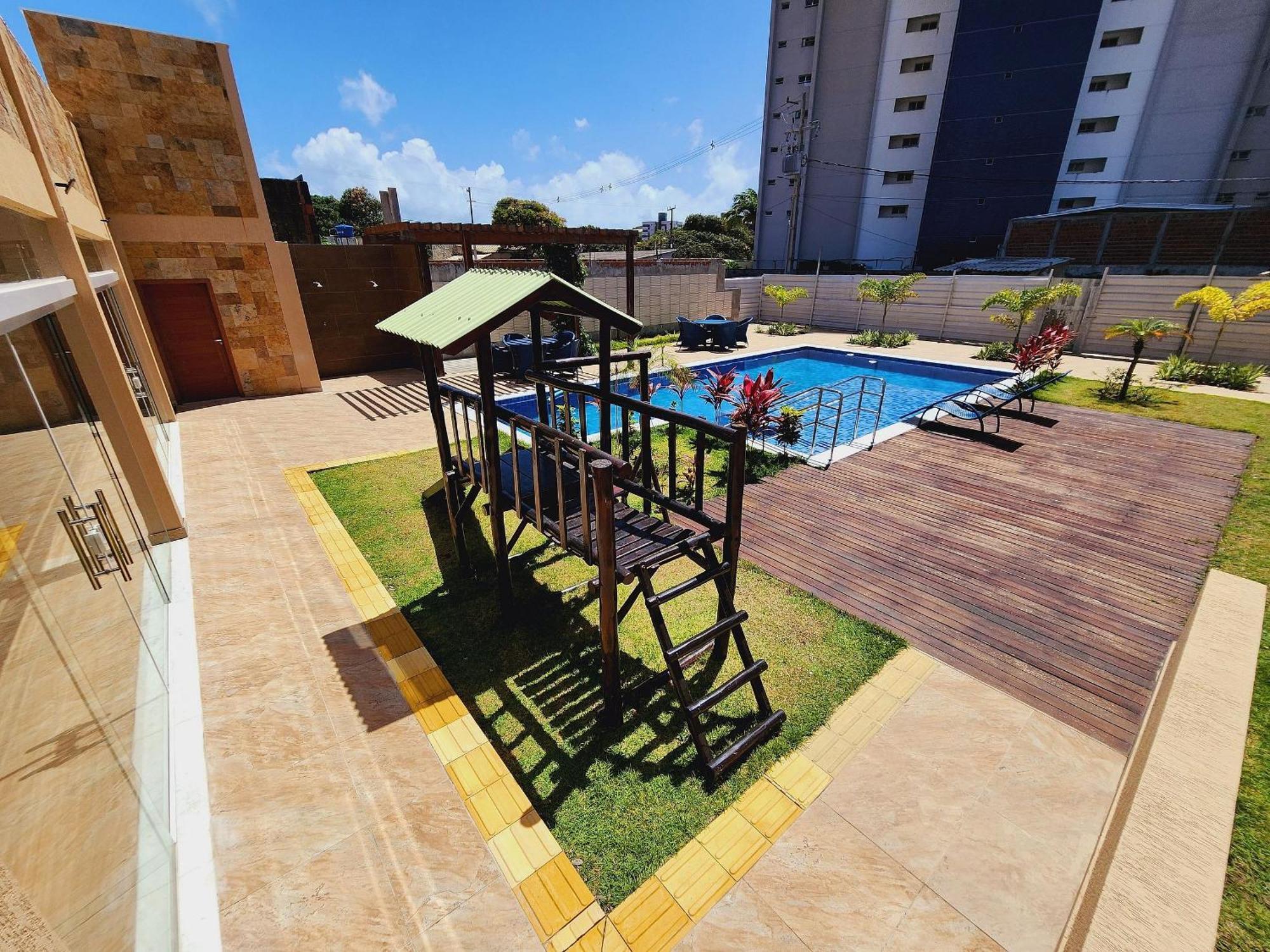Jpn18 - Duplex Em Condominio Fechado Prox. A Praia Natal Bagian luar foto